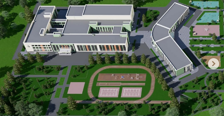 Абай Ұлттық мектебінің құрылысы аяқталуға жақын