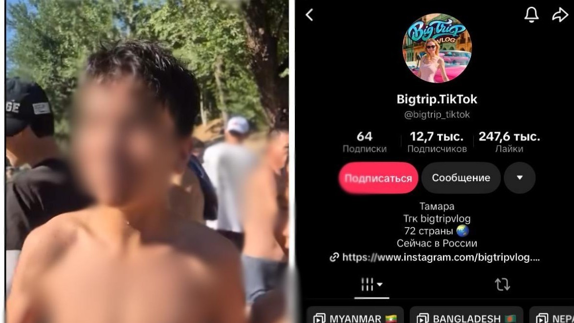 «Nege oryssha bilmeisiń?»: Reseilik bloger qazaq balasynyń orys tilin túsinbeitinine tańǵalyp, oǵan shúilikti (video)