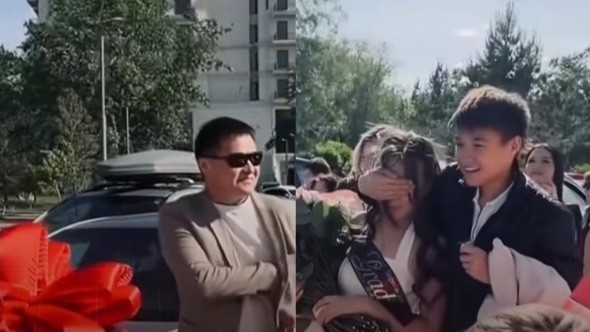 Әкесі мектеп бітірген қызына көлік сыйлап, сынның астында қалды