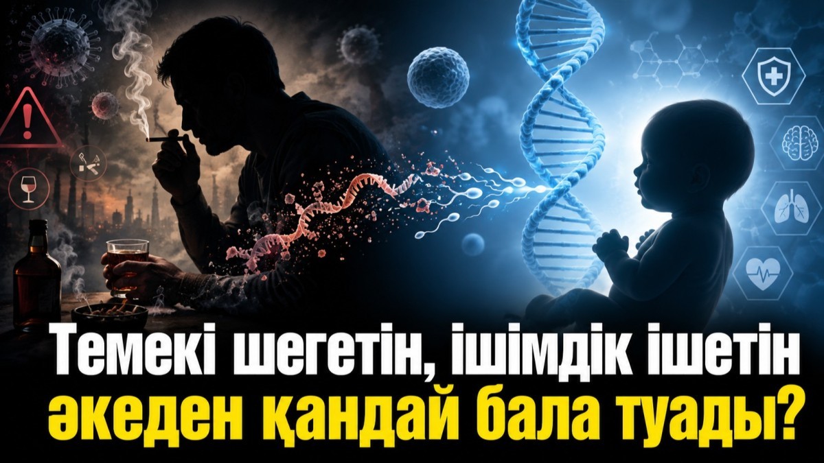 Темекі шегетін, ішімдік ішетін әкеден қандай бала туады?