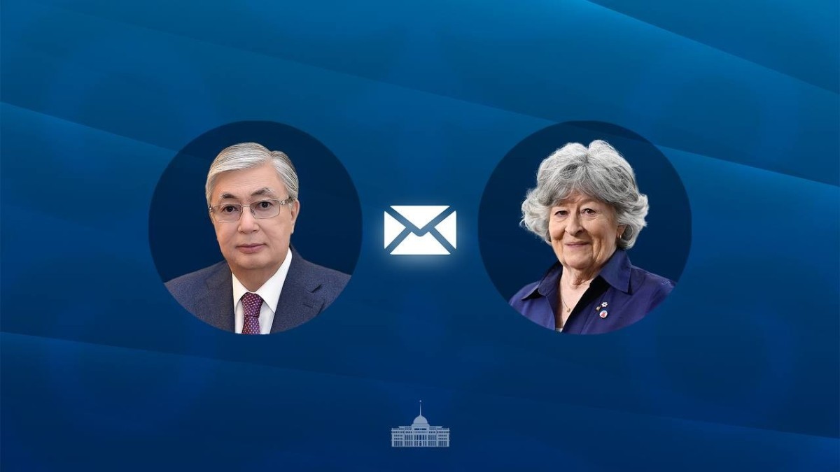 Мемлекет басшысы Канада Генерал-губернаторы Луиза Арбурға құттықтау жеделхатын жолдады