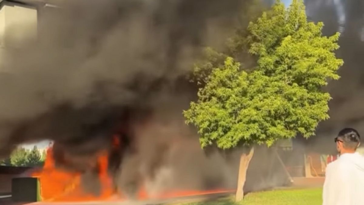 Астанада жасөспірімдер Триатлон саябағындағы көгалды өртеп жіберген