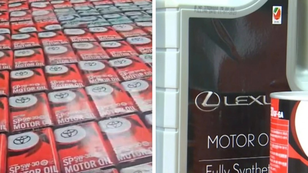 Шымкентте Toyota мен Lexus атауымен жалған мотор майын сатқан кәсіпкер әшкереленді